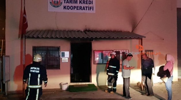 Tarım Kredi Kooperatifinde korkutan yangın
