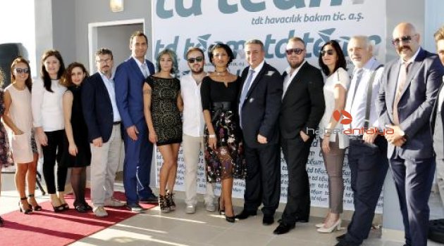 TDT Havacılık çalışanları açılışta buluştu