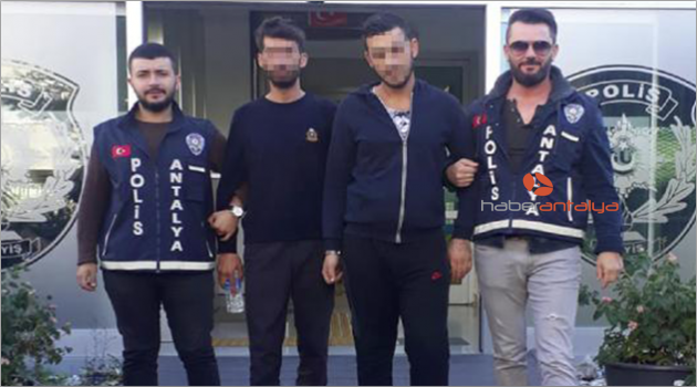 Televizyon hırsızları yakalandı