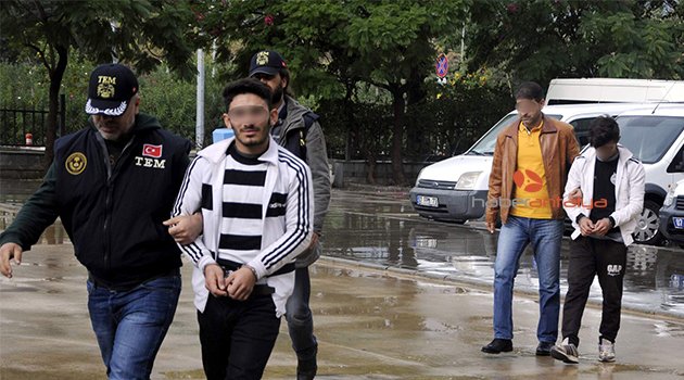 'TERÖR' OPERASYONUNDA 5 KİŞİ ADLİYEYE SEVK EDİLDİ
