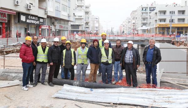 TONGUÇ CADDESİ PROJESİNDE İŞÇİLER İŞ BIRAKTI