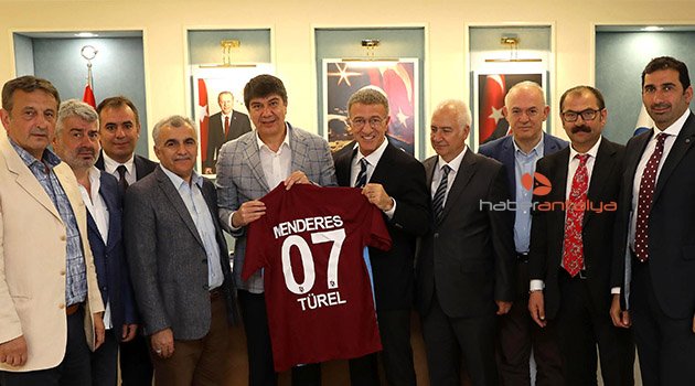 Trabzonspor yönetiminden Türel'e ziyaret