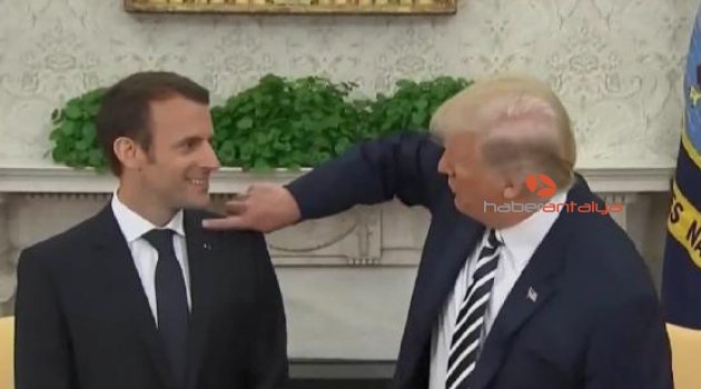 Trump'tan Macron'a 'kepek operasyonu'