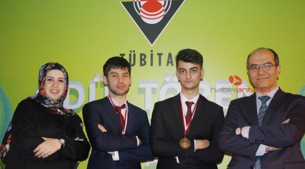 TÜBİTAK'tan İhlas Koleji'ne iki altın madalya