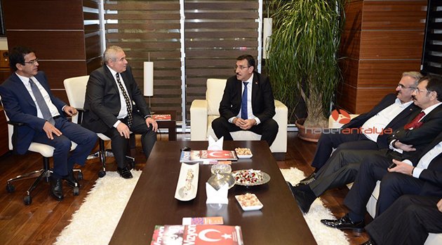 TÜFENKCİ'DEN, ATSO’YA GEÇMİŞ OLSUN ZİYARETİ