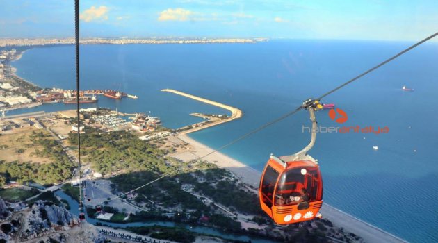 Tünektepe Teleferik çekim merkezi oldu