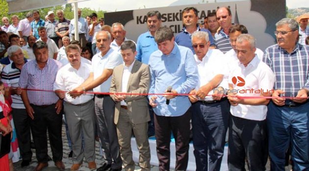 TÜREL, KAŞ'TA CAMİ AÇTI