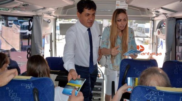 Turistlere sürpriz karşılama