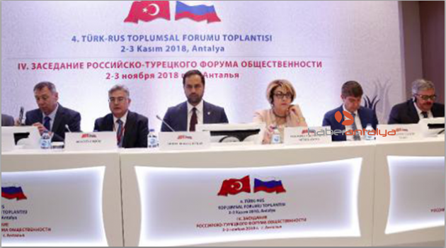 Türk-Rus Toplumsal Forumu Antalya'da başladı