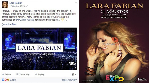 TÜRKİYE’NİN DEMOKRASİ MÜCADELESİNE BİR DESTEK DE LARA FABİAN'DAN