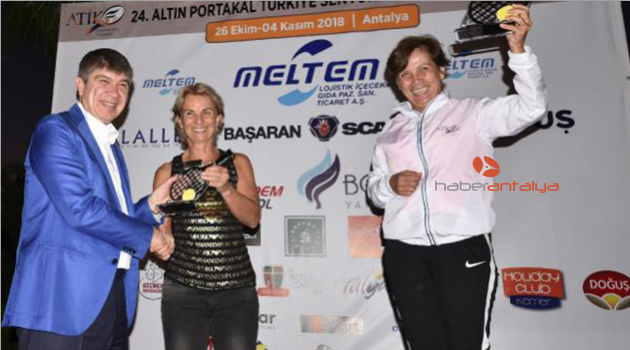Türkiye Senyör Tenis Turnuvası sona erdi