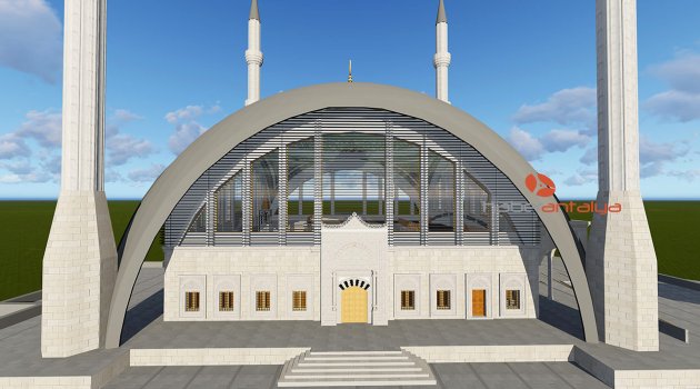 Türkiye'nin ilk müze konseptli camisi Antalya'da