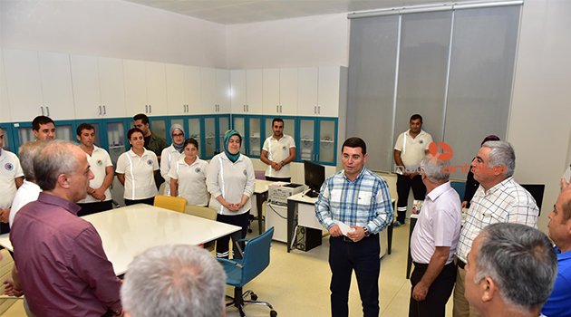 Tütüncü, Belediye Sağlık Merkezi’ni tanıttı