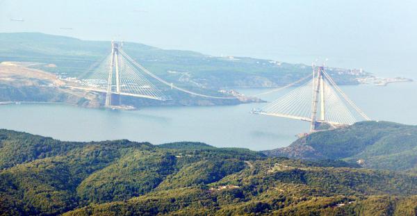 ÜÇÜNCÜ KÖPRÜYÜ HAVADAN FOTOĞRAFLADI