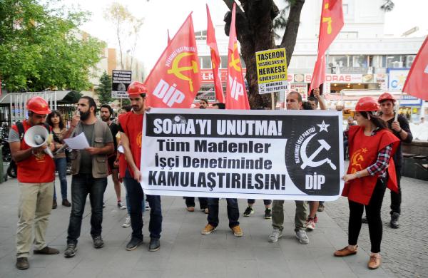 Üniversitede Soma Protestosunda 10 Gözaltı (2)