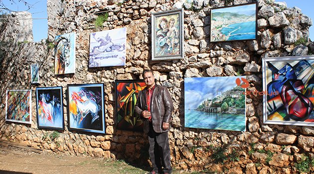 Ünlü ressam Azerbaycan ve Türkiye dostluğunu tuvaline yansıttı