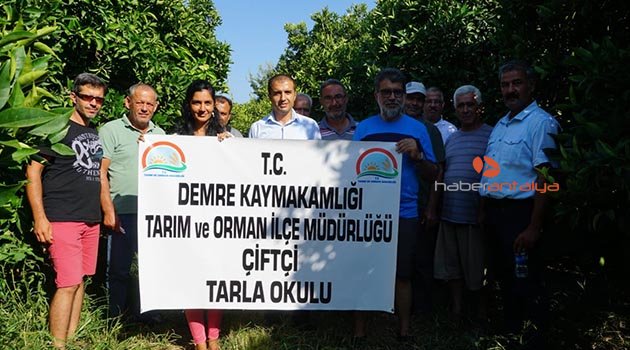 Üreticilere zararlıyla mücadele eğitimi