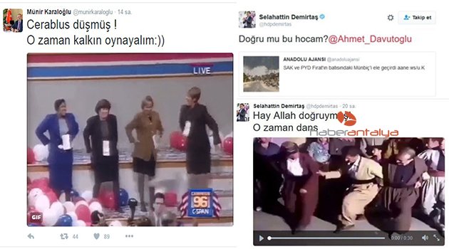 VALİ’DEN DEMİRTAŞ'A 'MAKARENA'LI CERABLUS GÖNDERMESİ