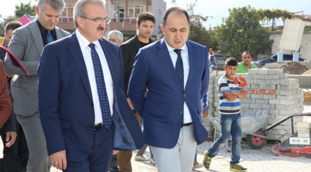 VALİ KARALOĞLU, FİNİKE'DEKİ YATIRIMLARI İNCELEDİ