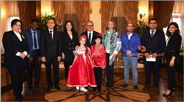 Vali Karaloğlu, göçmenleri ağırladı