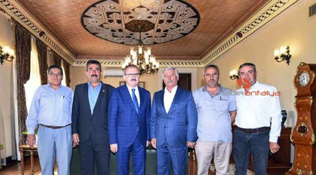 Vali Karaloğlu muhtarları kabul etti