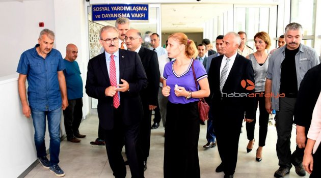 Vali Karaloğlu, yeni Kepez Kaymakamlığı’nı inceledi