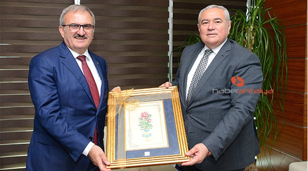 Vali Karaloğlu'dan ATSO Yönetimi'ne 'Hayırlı Olsun' Ziyareti