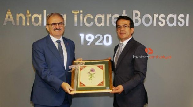 Vali Karaloğlu'ndan ATB'ye ziyaret