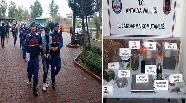 Villada 5 kilogram esrar ele geçirildi, 3 kişi gözaltına alındı