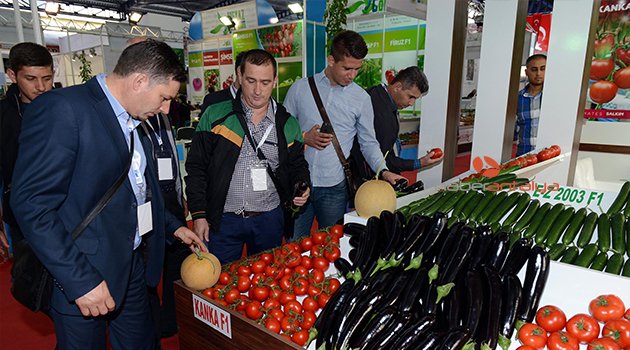 YABANCI ÇİFTÇİLERDEN DOMATEXPO'YA ZİYARET
