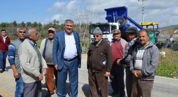 YALÇIDİBİ SICAK ASFALTLA TANIŞTI