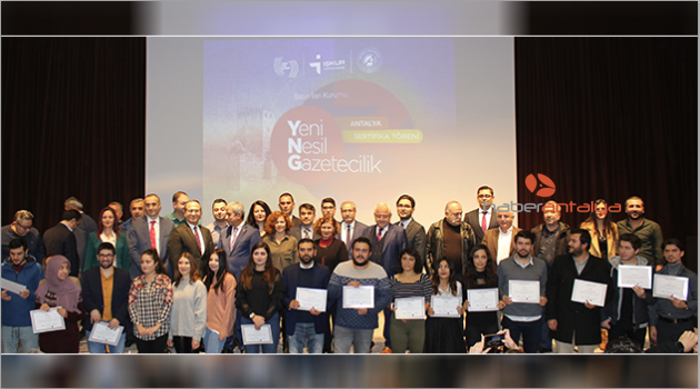 Yeni Nesil Gazeteciler sertifikalarını aldı