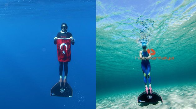 Yeni rekorlara Kaş'ta hazırlanıyor
