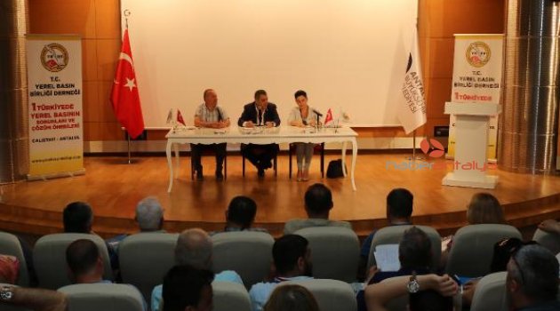 Yerel medyanın sorunları tartışıldı