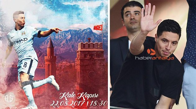 Yıldız futbolcu Nasri'ye kent merkezinde imza töreni yapılacak