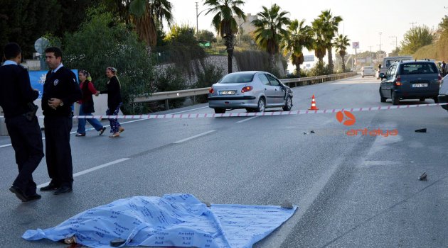 YİNE MOTOSİKLET KAZASI: 1 ÖLÜ