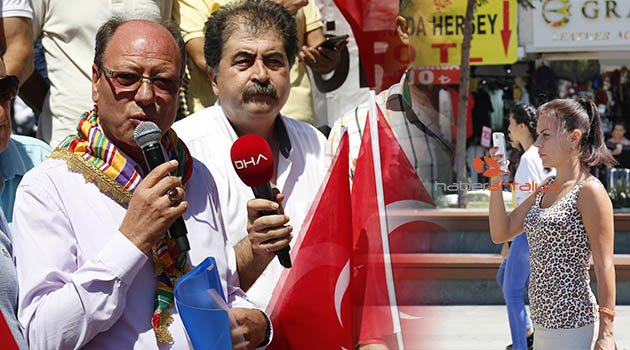 Yörükler ABD'yi protesto etti, turistler görüntü çekti