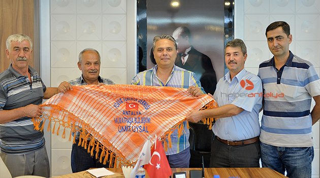 YÖRÜKLERDEN BAŞKAN UYSAL’A ZİYARET