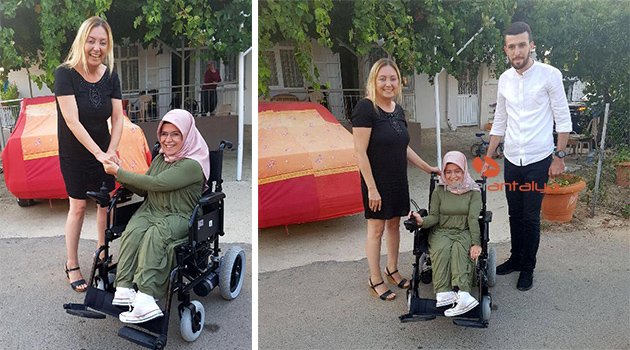 Zeynep'in akülü sandalye sevinci