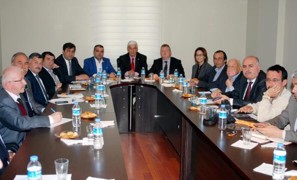 ZİRAAT ODASI BAŞKANLARI SERİK'TE BULUŞTU