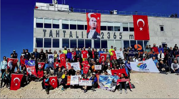Zirvede 95 dağcı