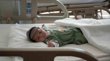 10 aylık Mahmoud’un Filistin’den Antalya’ya zorlu karaciğer nakil yolculuğunda mutlu son