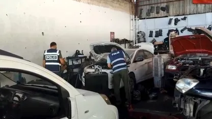 Antalya'da 'change' araç operasyonu