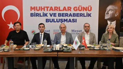 Kocagöz, Kepez'in muhtarlarıyla buluştu