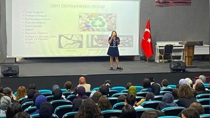Lise öğrencilerine sıfır atık ve iklim değişikliği eğitimi
