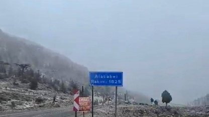 Alacabel’e yılın ilk karı yağdı