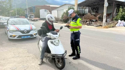 Antalya’da jandarmadan şok motosiklet denetimi