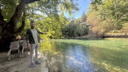 Antalya’da yazın tamamen kuruyan Üzümdere Irmağı yağışlarla yeniden suya kavuştu