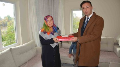 Başsavcı Ozan Kapıcı’dan şehit ailesini ziyaret