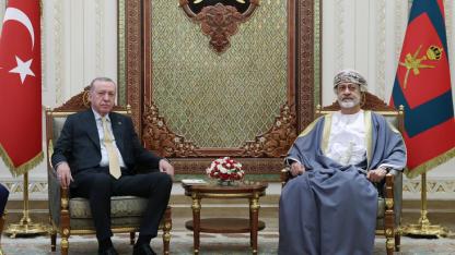 Cumhurbaşkanı Erdoğan, Umman Sultanı Heysem bin Tarık ile görüştü